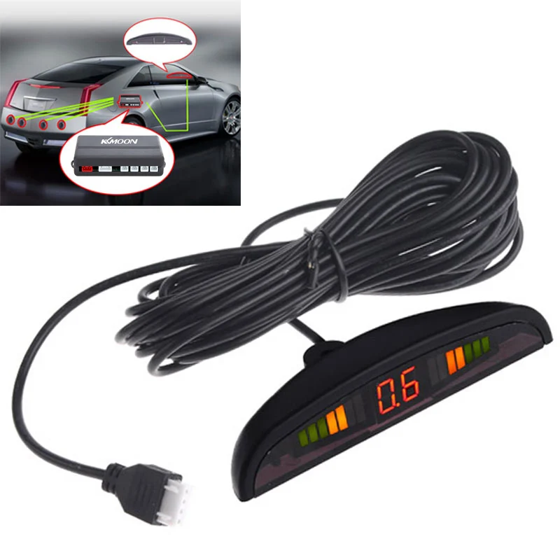 Parking Sensors Car Auto LCD Display Reverse Backup Radar Detector System Buzzing Sound Warning System 4 Parking Sensors System
Parking Sensors Car Auto LCD Display Reverse Backup Radar Detector System Buzzing Sound Warning System 4 Parking Sensors System