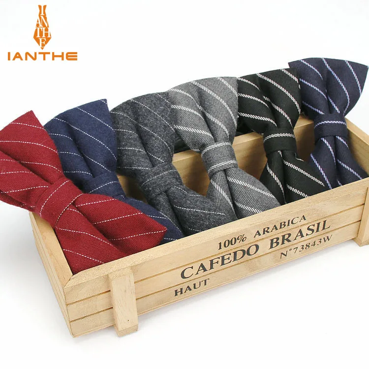 Ianthe Brand New Arrival Cotton Stripe Gentleman's Adjustable Leisure Bowtie For Men Cravat Bow ties Wedding Vintage Butterfly
Ianthe Brand New Arrival Cotton Stripe Gentleman's Adjustable Leisure Bowtie For Men Cravat Bow ties Wedding Vintage Butterfly