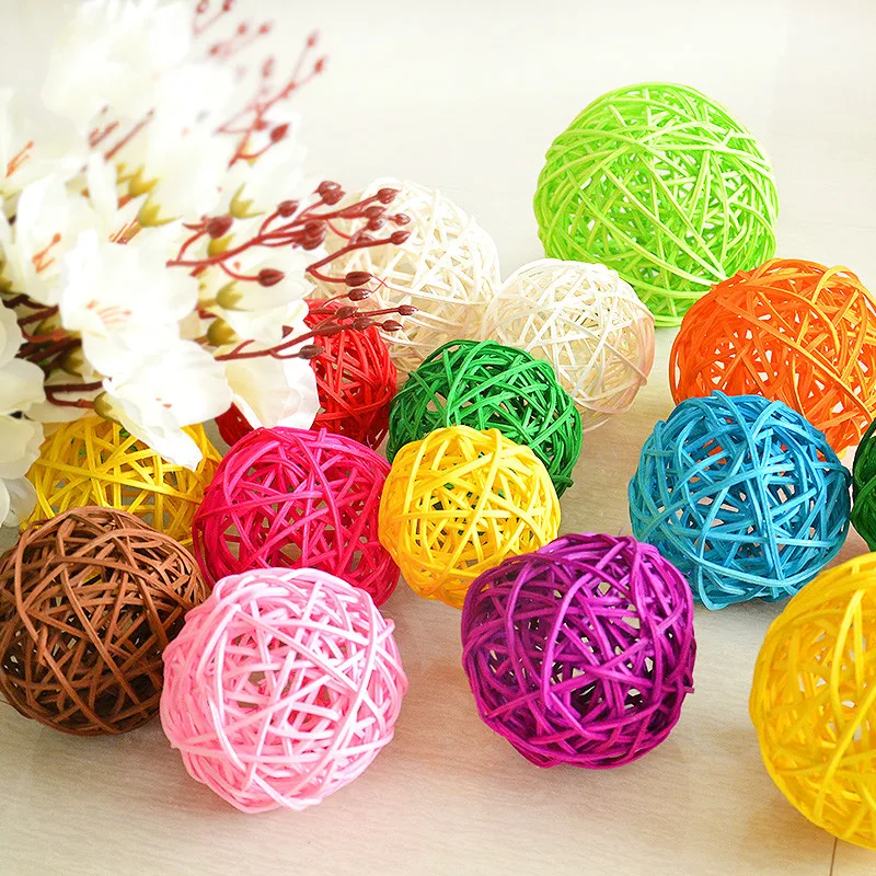 Hot sale (10pcs/lot )6cm color Wedding Rattan Ball Christmas Birthday Home Party Decorations DIY Ornaments Rattan Ball Kids Toys
Hot sale (10pcs/lot )6cm color Wedding Rattan Ball Christmas Birthday Home Party Decorations DIY Ornaments Rattan Ball Kids Toys