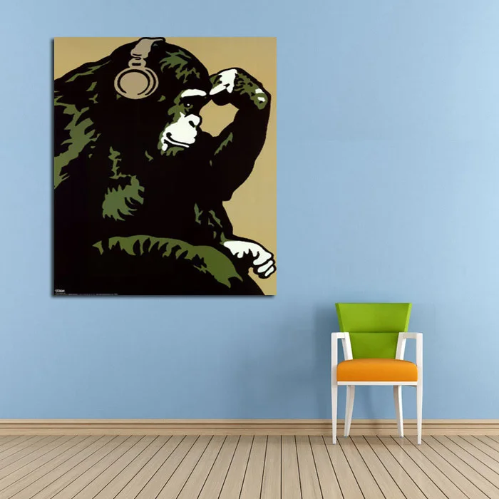 High Quality Modern Abstract Art Handpainted Animal Oil Paintings For Home Decor New Home Thinking Gorilla on Canvas Pictures
High Quality Modern Abstract Art Handpainted Animal Oil Paintings For Home Decor New Home Thinking Gorilla on Canvas Pictures