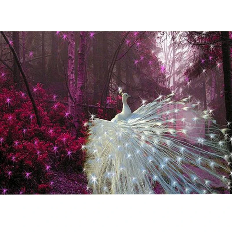 5D DIY Diamond Embroidery Full Round Diamond Painting Glittering Peacock Pattern Cross Stitch Stickers Handmade Needlework
5D DIY Diamond Embroidery Full Round Diamond Painting Glittering Peacock Pattern Cross Stitch Stickers Handmade Needlework