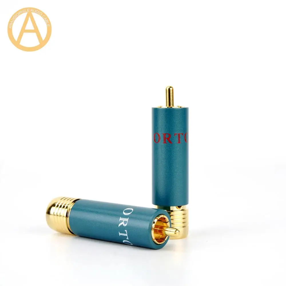 Высококачественный Штекерный разъем ортофон RCA с самоблокировкой для HIFI 8NX OFC