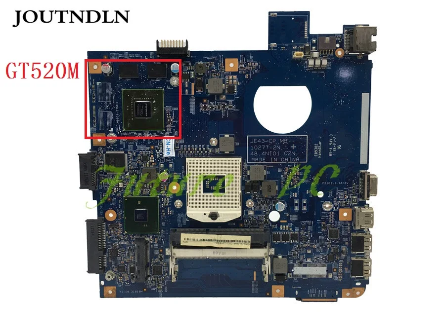 JOUTNDLN для ноутбука ACER 4743 4743G MS2332 материнская плата MBRHD01002 HM55 DDR3 48. 4ni01.02n W/ GT520M