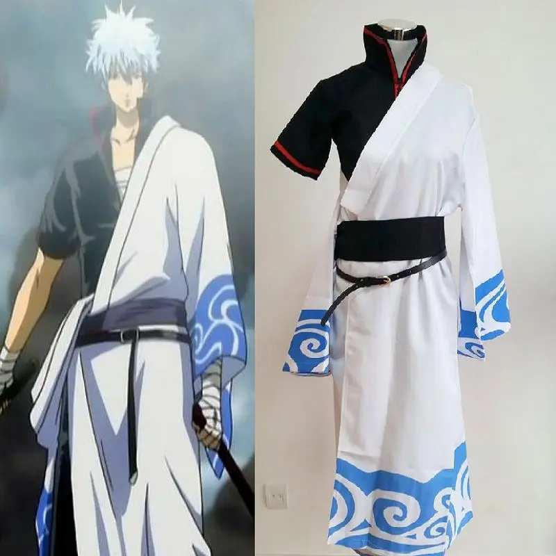 Костюм Аниме Gintama на Хэллоуин, Серебряная Душа костюм Саката гинтоки, полный комплект 5 в 1, плащ + черный топ + штаны + пояс
Костюм Аниме Gintama на Хэллоуин, Серебряная Душа костюм Саката гинтоки, полный комплект 5 в 1, плащ + черный топ + штаны + пояс