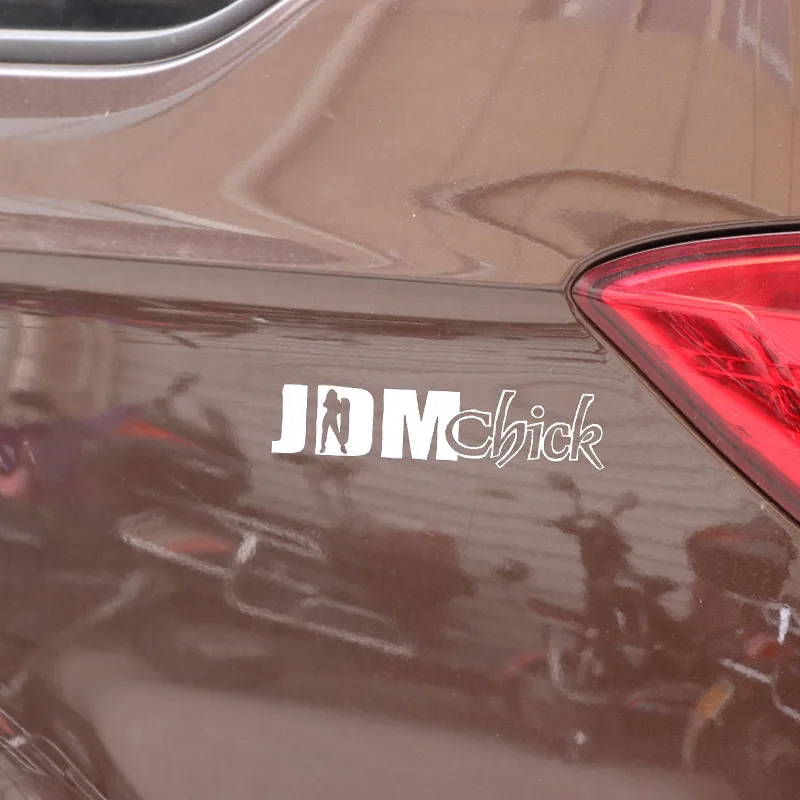 YJZT 14.7X3.6CM JDM Sexy Chick Art Design Vinyl Car Sticker Decals Black/Silver C26-0143
YJZT 14.7X3.6CM JDM Sexy Chick Art Design Vinyl Car Sticker Decals Black/Silver C26-0143
