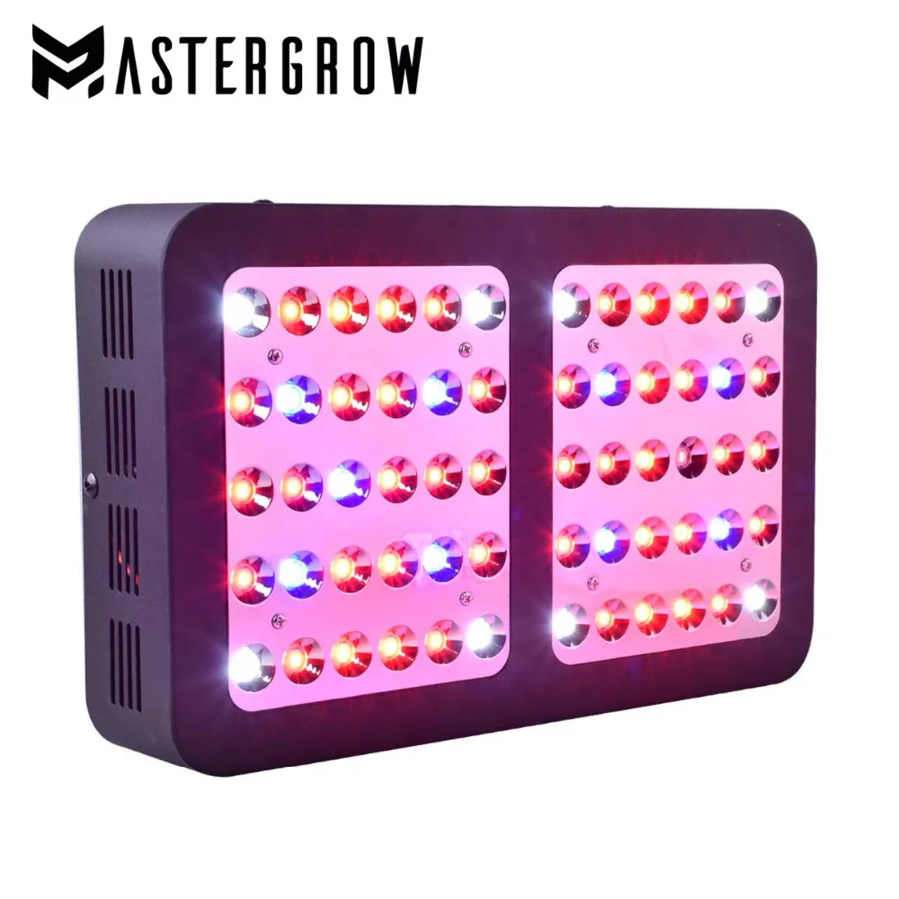 MasterGrow 600W светодиодный светильник с двумя чипами полный спектр 430-730nm
