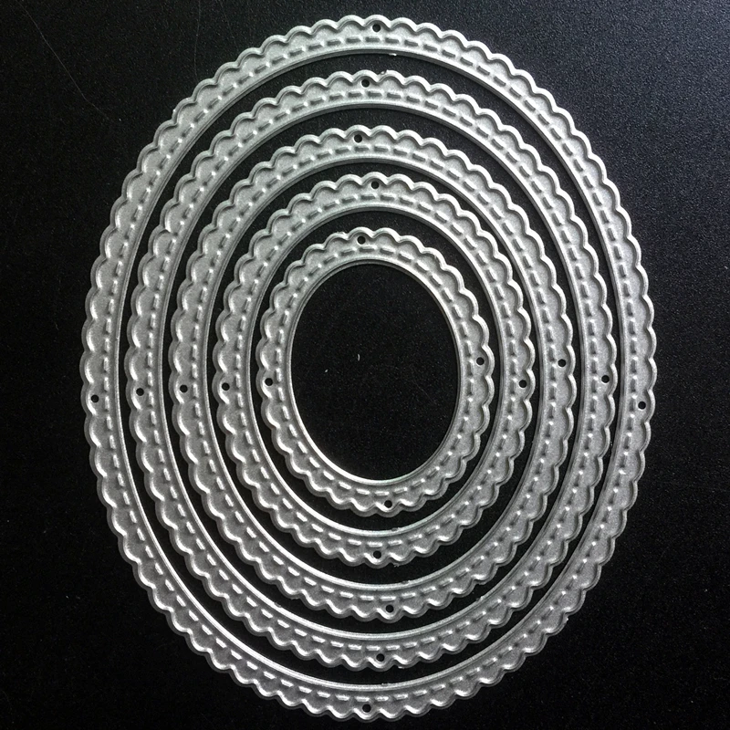 SCD644 Wave Oval Metal Cutting Dies For Scrapbooking Stencils DIY Album Cards Decoration Embossing Folder Die Cuts Mold Tool New
SCD644 Wave Oval Metal Cutting Dies For Scrapbooking Stencils DIY Album Cards Decoration Embossing Folder Die Cuts Mold Tool New
