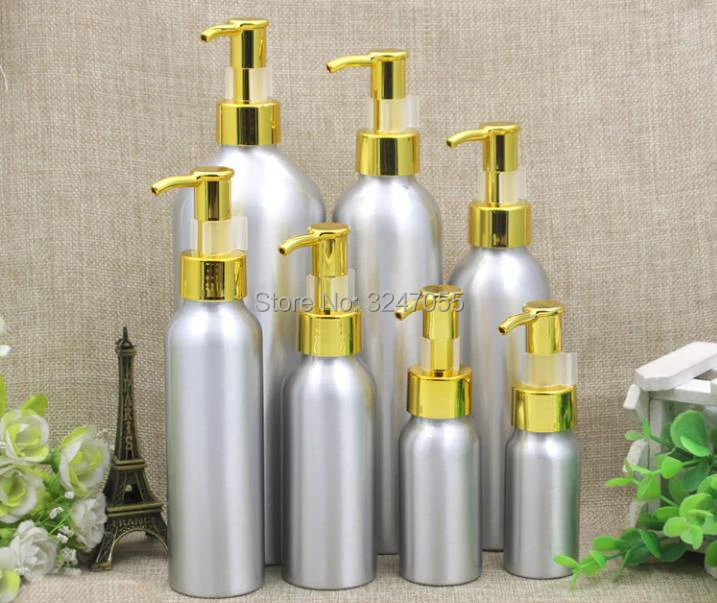 30/50/100/120/150/250/500 мл Алюминиевая пустая бутылка для косметического лосьона