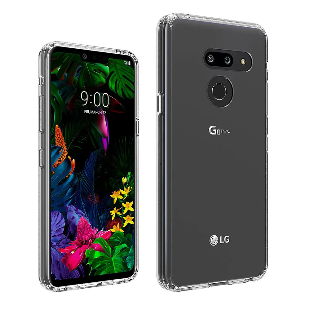 Чехол для LG G8 ThinQ G7 G6 V50 V40 V30 V20 G 6 8 ударопрочный Прозрачный Жесткий Тонкий чехол