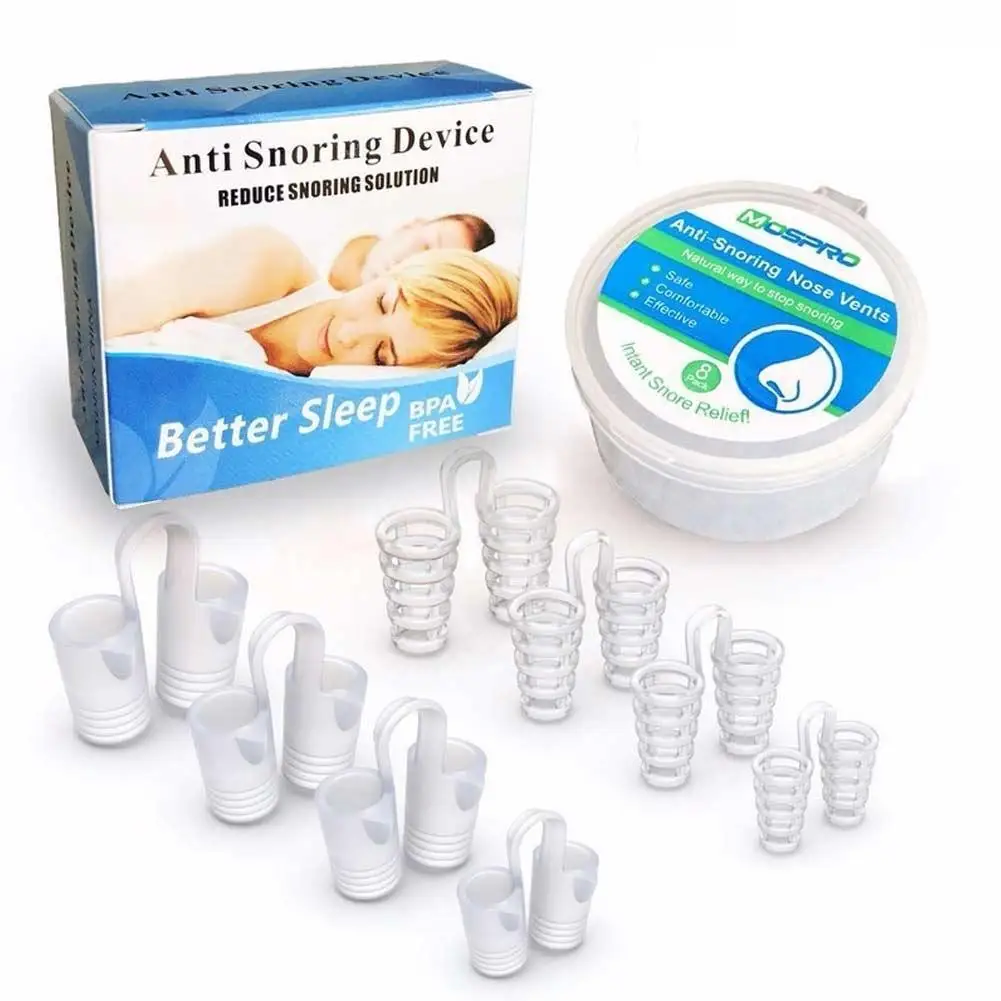 4pair/Box Healthy Care Anti Snore Apnea Nose Clip Anti-Snoring Breathe Aid Stop Snore Device Sleeping Aid Equipment Stop Snoring
4pair/Box Healthy Care Anti Snore Apnea Nose Clip Anti-Snoring Breathe Aid Stop Snore Device Sleeping Aid Equipment Stop Snoring