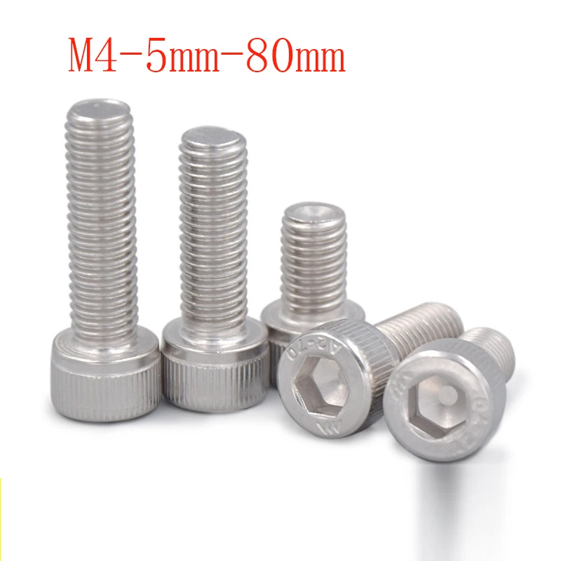 500pcs / lot, round head hexagon screw M4* 5mm-80mm, 304 stainless steel bolts, free shipping
500pcs / lot, round head hexagon screw M4* 5mm-80mm, 304 stainless steel bolts, free shipping