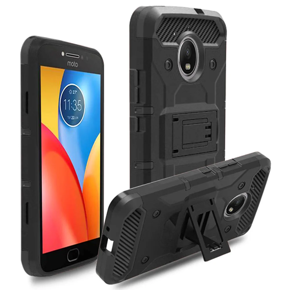Сверхпрочный бронированный чехол для Moto E4 Plus кобура Motorola XT1770 XT1771 XT1773 XT1775|armor case|case
