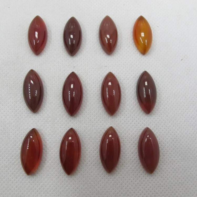 Natural Red Agate Carnelian 10x22mm Marquise Gem stone Jewelry Cabochon Ring Face 10pcs/lot
Natural Red Agate Carnelian 10x22mm Marquise Gem stone Jewelry Cabochon Ring Face 10pcs/lot