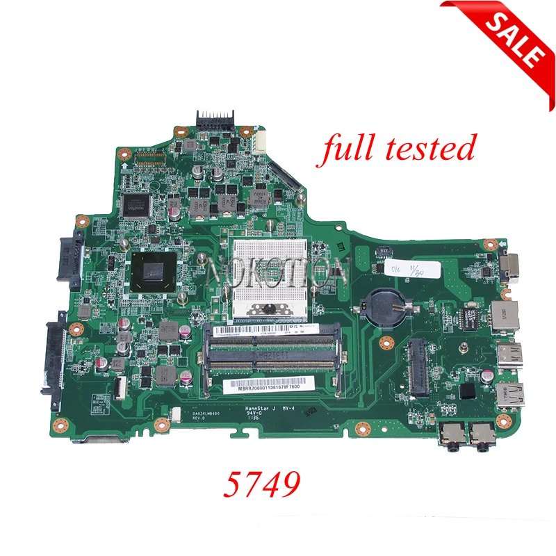 NOKOTION Laptop Motherboard For Acer 5749 DA0ZRLMB6D0 INTEL HM65 GMA HD 3000 DDR3 Mother Board Full Tested
NOKOTION Laptop Motherboard For Acer 5749 DA0ZRLMB6D0 INTEL HM65 GMA HD 3000 DDR3 Mother Board Full Tested