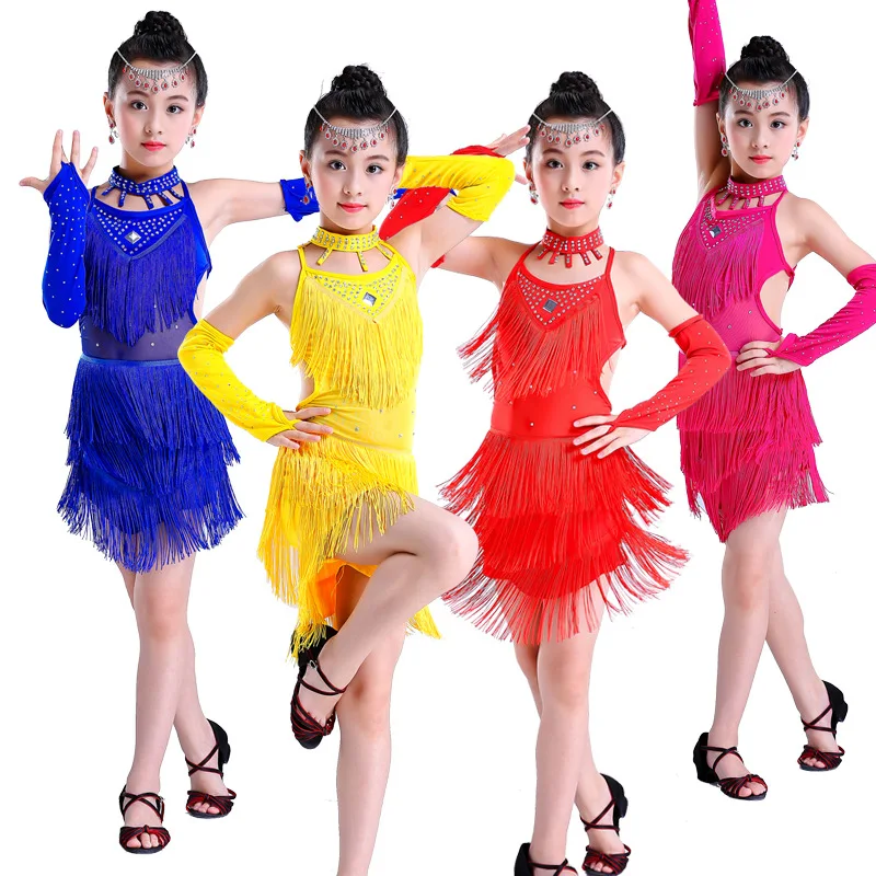 girl's Latin Dance Dress Children's New tassels Segment Latin Dress Set with diamonds Children's Latin dance dress Suit JQ-335
girl's Latin Dance Dress Children's New tassels Segment Latin Dress Set with diamonds Children's Latin dance dress Suit JQ-335