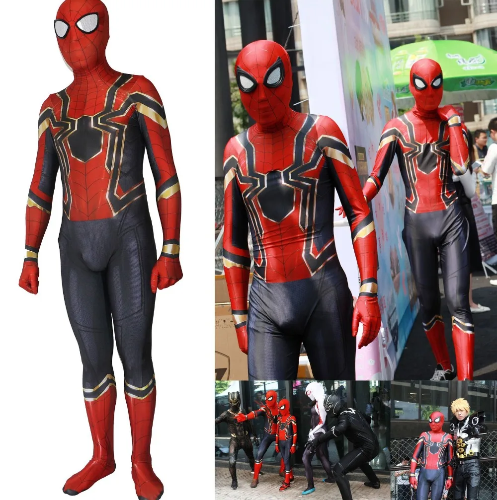 Spiderhero Homecoming Cosplay Costume Zentai Iron Spider Superhero Bodysuit Suit Halloween Jumpsuits
Spiderhero Homecoming Cosplay Costume Zentai Iron Spider Superhero Bodysuit Suit Halloween Jumpsuits