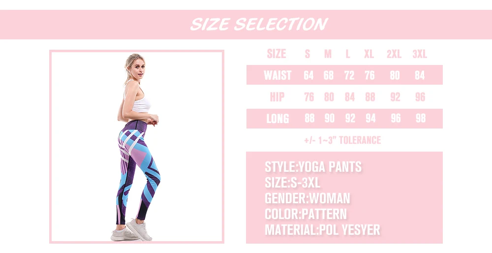 Buteefull High Waist Pants Fitness Leggings 3D Purple pink white print Fitness Women Clothing Women Pants XXXL XXL XL Plus Size
Buteefull High Waist Pants Fitness Leggings 3D Purple pink white print Fitness Women Clothing Women Pants XXXL XXL XL Plus Size