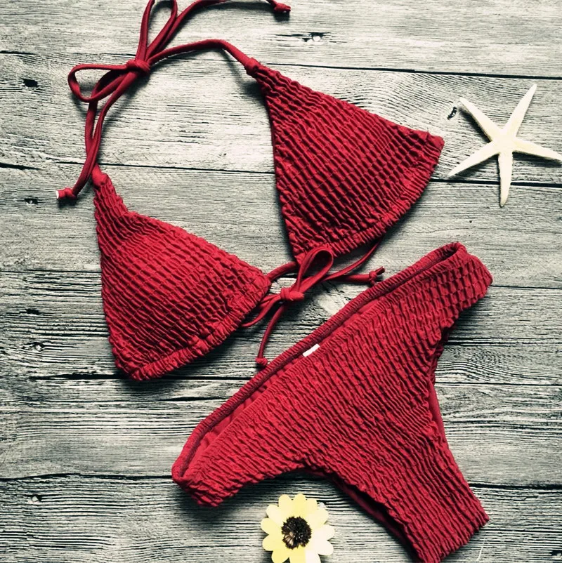 Hot Swimwear Women Pleated Chest Bikini Set Bandage Swimsuit Sexy Bikini Maillot De Bain Feme Bathing Suit Biquini
Hot Swimwear Women Pleated Chest Bikini Set Bandage Swimsuit Sexy Bikini Maillot De Bain Feme Bathing Suit Biquini