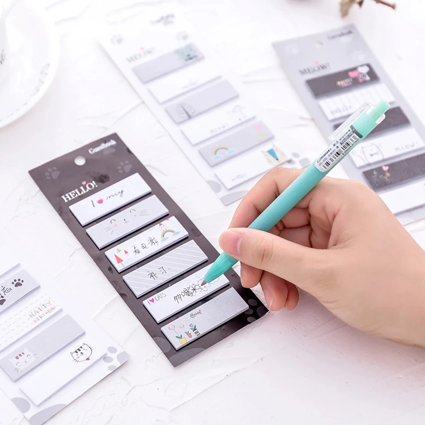 Cute 6 In 1 Label Memo Pad, 120 Sheets, Self-Adhesive N Times Sticky Notes Pad Bookmark School Office Stationery Supply
Cute 6 In 1 Label Memo Pad, 120 Sheets, Self-Adhesive N Times Sticky Notes Pad Bookmark School Office Stationery Supply