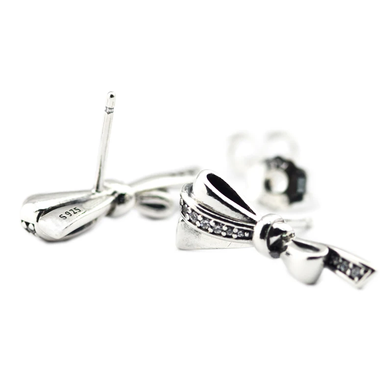 CKK 925 Sterling Silver Brilliant Bows Stud Earrings Original Fashion Charms European Style Jewelry Making
CKK 925 Sterling Silver Brilliant Bows Stud Earrings Original Fashion Charms European Style Jewelry Making