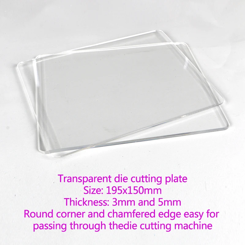 DUOFEN die cutting tools T0012 transparent die cutting plate for A5 150mm Middle size die cutting machine
DUOFEN die cutting tools T0012 transparent die cutting plate for A5 150mm Middle size die cutting machine