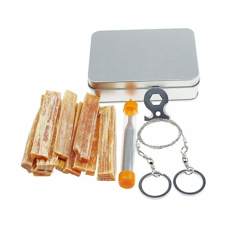 NEW Outdoor Emergency SOS Kit First Aid Box Supplies Field Fire tool survival kit Box For Camping Travel Survival Gear Tool Kit
NEW Outdoor Emergency SOS Kit First Aid Box Supplies Field Fire tool survival kit Box For Camping Travel Survival Gear Tool Kit