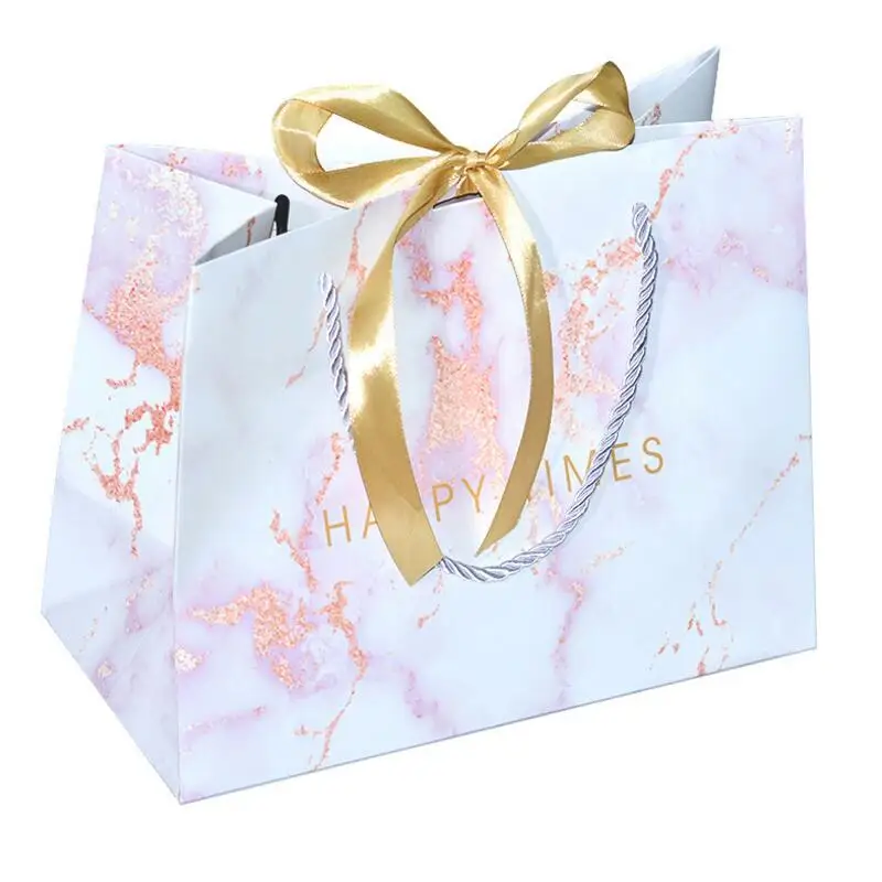 10pcs/lot Bow Ribbon Hand Gift Bag White Pink Marble Pattern Wedding Birthday Candy Bag Clothes Tote Bag 18*16*10cm
10pcs/lot Bow Ribbon Hand Gift Bag White Pink Marble Pattern Wedding Birthday Candy Bag Clothes Tote Bag 18*16*10cm