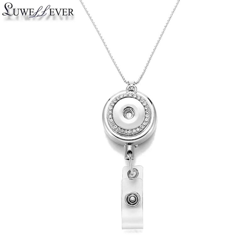 Fit 18mm Snap Button 033 Retractable Pull Badge Reel ID Lanyard Name Tag Card Badge Holder Reels KeyRing Chain Clips Necklace
Fit 18mm Snap Button 033 Retractable Pull Badge Reel ID Lanyard Name Tag Card Badge Holder Reels KeyRing Chain Clips Necklace