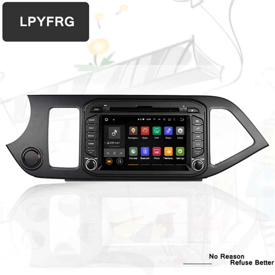 Автомагнитола 1024*600 4 Гб ОЗУ android 10 0 подходит для KIA PICANTO MORNING 2011 2012 2013 2014 2015 DVD плеер с
