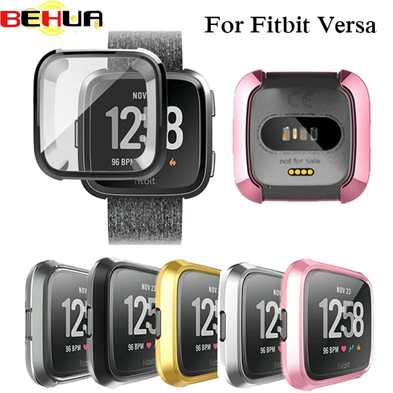 Soft Silicone Plating TPU Protection Case Cover For Fitbit Versa wearable Cover Shell caver devices smartwatch watch Ultra-thin
Soft Silicone Plating TPU Protection Case Cover For Fitbit Versa wearable Cover Shell caver devices smartwatch watch Ultra-thin
