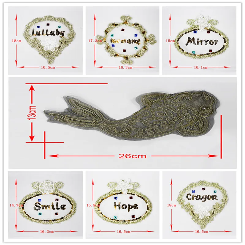 Gold mirror letters sequins patch vintage embroidered applique fashion clothing decoration sew on patch accessories Motif patch
Gold mirror letters sequins patch vintage embroidered applique fashion clothing decoration sew on patch accessories Motif patch