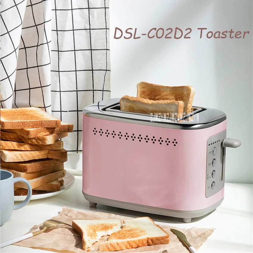 DSL-C02D2 Toaster Household Mini Toaster Automatic Breakfast Toaster 2 Slices With Anti-Dust Cover With Grill Thaw Function
DSL-C02D2 Toaster Household Mini Toaster Automatic Breakfast Toaster 2 Slices With Anti-Dust Cover With Grill Thaw Function