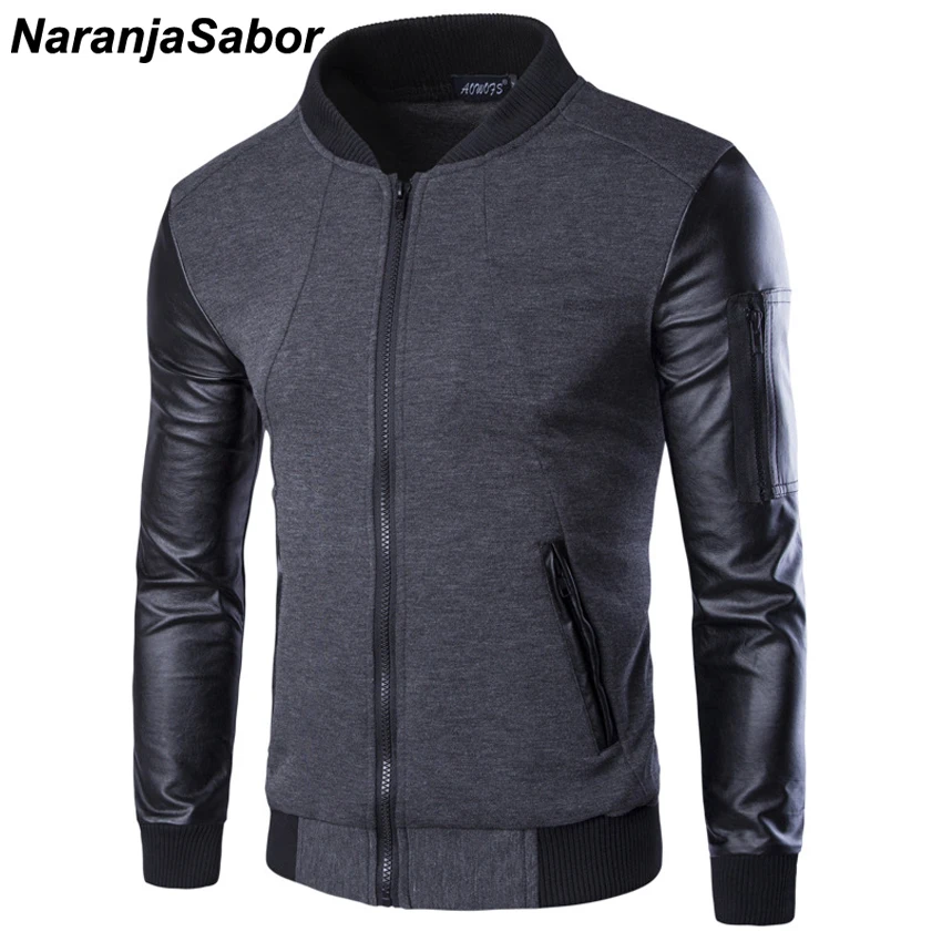 NaranjaSabor Spring Men's Jackets Bomber Jacket Patchwork Leather Coats Men Zipper Outerwear Motorcycle Jackets Tracksuit 3XL
NaranjaSabor Spring Men's Jackets Bomber Jacket Patchwork Leather Coats Men Zipper Outerwear Motorcycle Jackets Tracksuit 3XL