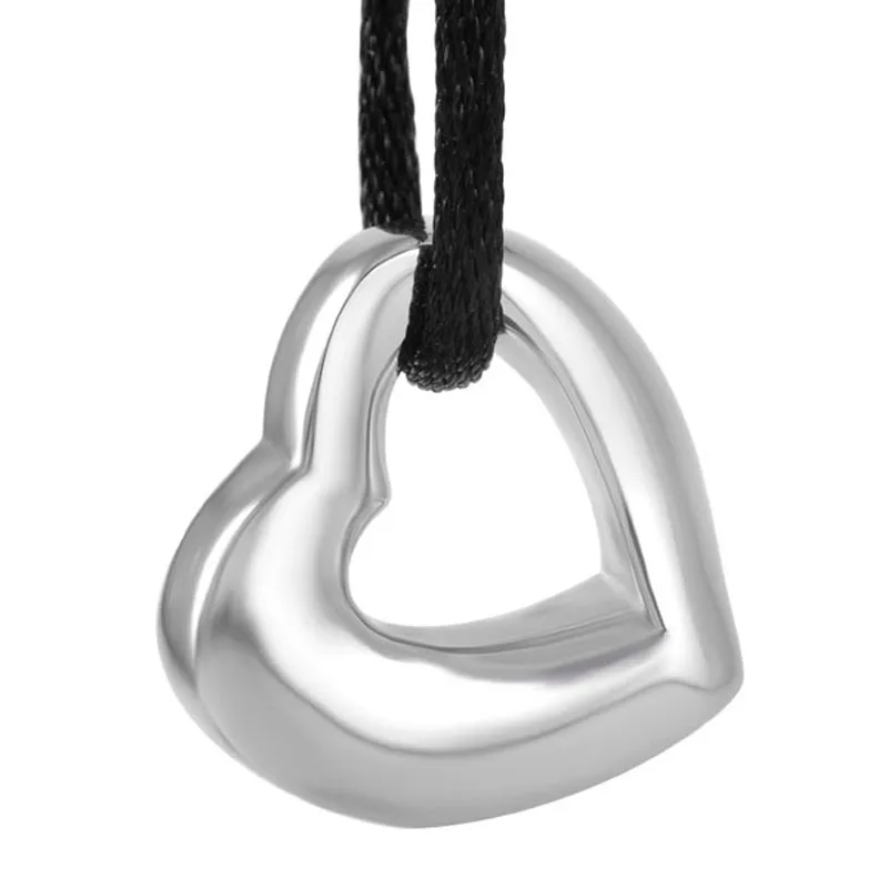 JJ8952 Hollow Stainless Steel Heart Memorial Urn jewelry to hold cremated remains-Free black Rope For Keepsake Pendant Necklace
JJ8952 Hollow Stainless Steel Heart Memorial Urn jewelry to hold cremated remains-Free black Rope For Keepsake Pendant Necklace