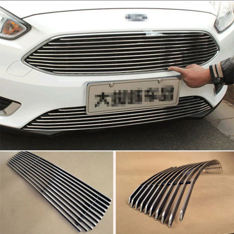 Решетки для бампера из сплава и алюминия передняя решетка Ford Focus 2015|Гоночные