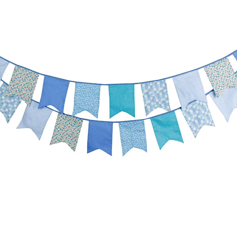 New 3.5M flagsBlue Fabric Bunting Handmade Personality Wedding Birthday Party Decoration Baby Shower Customize Garland
New 3.5M flagsBlue Fabric Bunting Handmade Personality Wedding Birthday Party Decoration Baby Shower Customize Garland