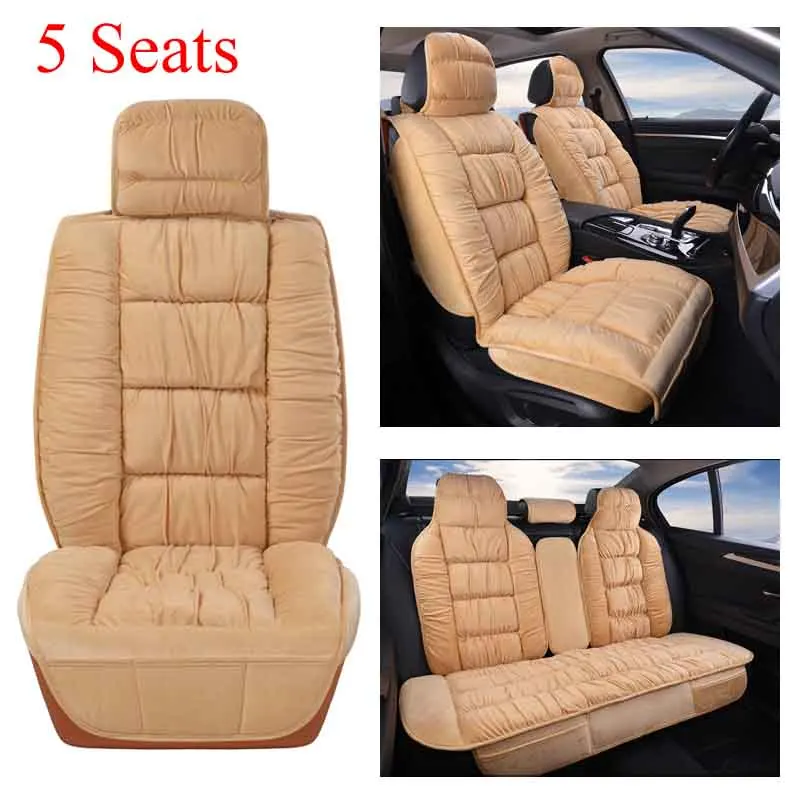 Plush Car Seat Cover Universal Winter Warm Cushion 5 Seat SUV Sedans Front and Rear Back with Backrest Car Seat Protector Pad
Plush Car Seat Cover Universal Winter Warm Cushion 5 Seat SUV Sedans Front and Rear Back with Backrest Car Seat Protector Pad