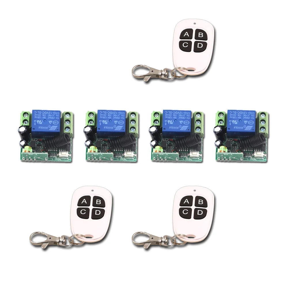 Домашний умный дом DC12V мини 315/433 МГц 1CH Беспроводной RF пульт дистанционного управления Мгновенный Переключатель 3 передатчика + 4 приемника
Домашний умный дом DC12V мини 315/433 МГц 1CH Беспроводной RF пульт дистанционного управления Мгновенный Переключатель 3 передатчика + 4 приемника