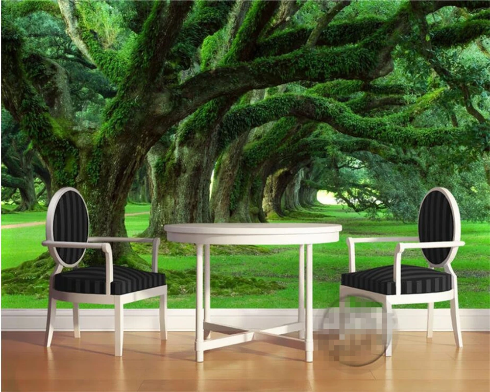 Beibehang Custom wallpaper fresh green tree forest decoration painted wall background wallpaper for walls 3 d papel de parede
Beibehang Custom wallpaper fresh green tree forest decoration painted wall background wallpaper for walls 3 d papel de parede