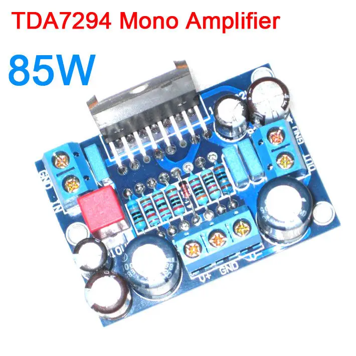 DYKB TDA7294 mono POWER Amplifier Board 85W Audio BTL Amp Assembled Board Original IC TDA 7294
DYKB TDA7294 mono POWER Amplifier Board 85W Audio BTL Amp Assembled Board Original IC TDA 7294
