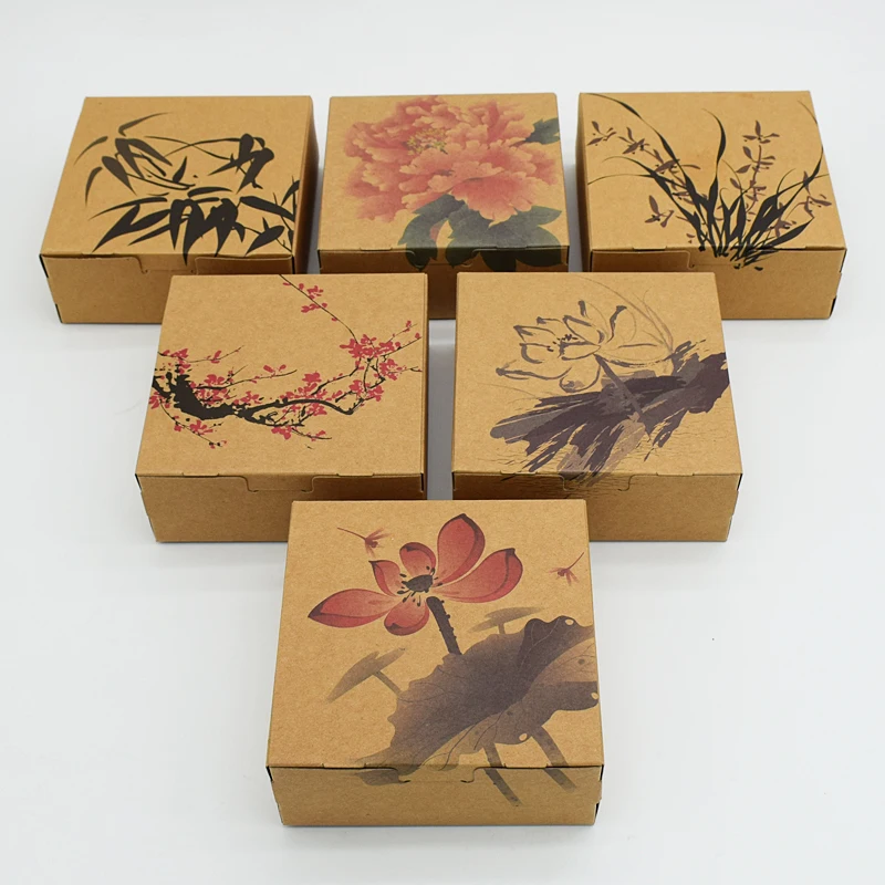 30pcs/lot 12*12*4.8cm Chinese Style Brown Kraft Paper Box for Packaging Cookie Packing Packaging for Chocolate Candy Gift Box
30pcs/lot 12*12*4.8cm Chinese Style Brown Kraft Paper Box for Packaging Cookie Packing Packaging for Chocolate Candy Gift Box