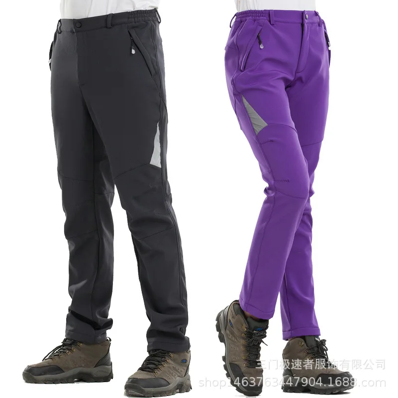 Уличные Треккинговые Брюки Softshell Походные штаны ветрозащитные