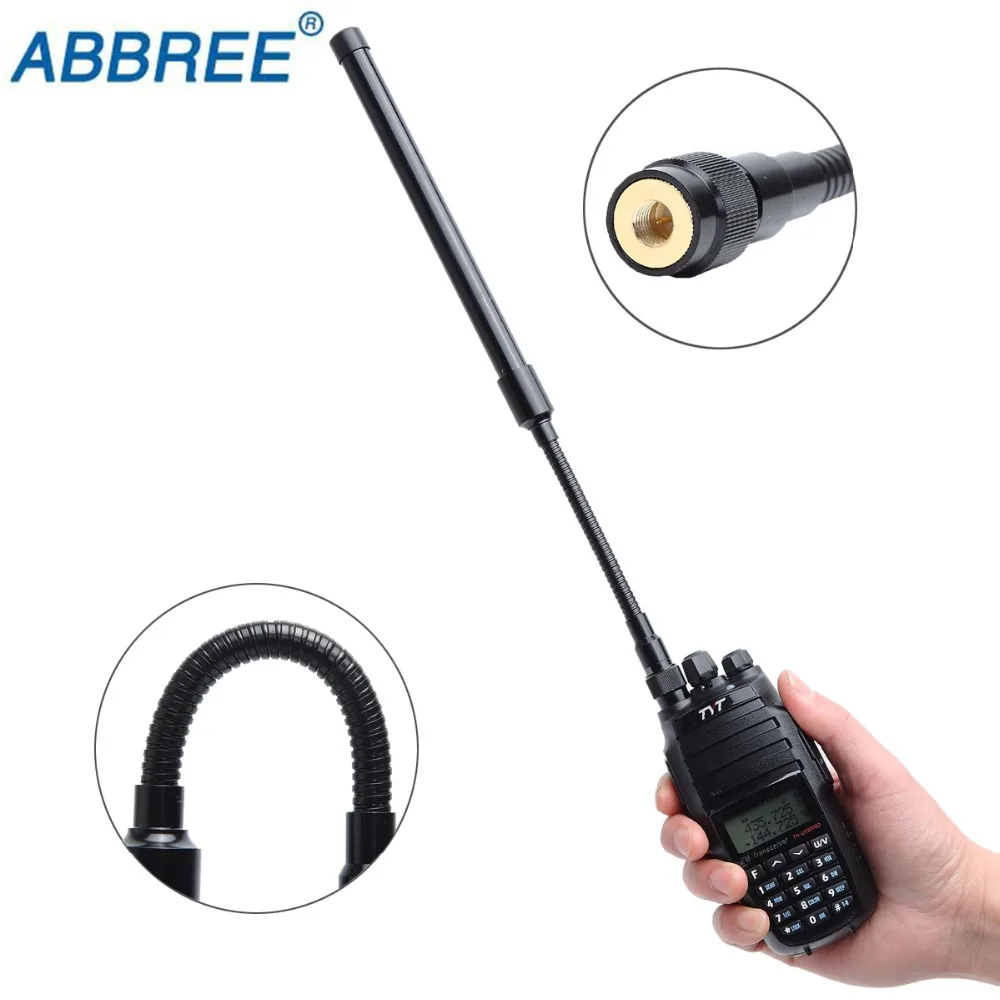 ABBREE AR 148 S образная тактическая Двухдиапазонная стандартная Мужская антенна для