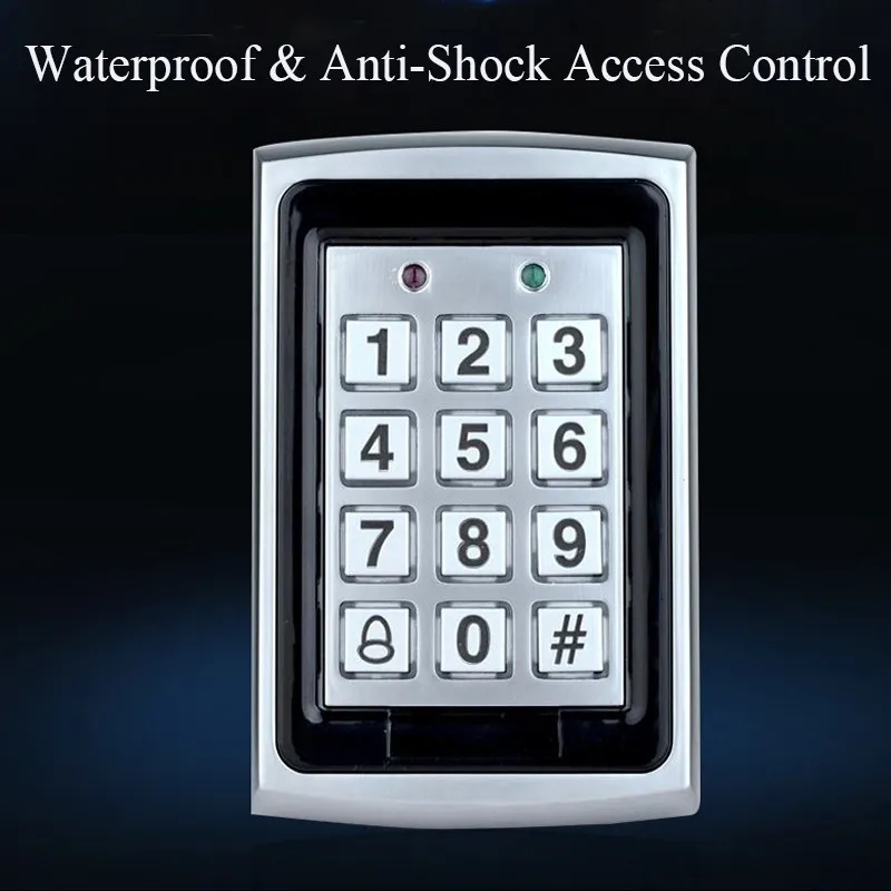 K7612 IP65 Waterproof Metal Access Control Anti-Shock RFID Card Reader Access Control Systems With Backlight
K7612 IP65 Waterproof Metal Access Control Anti-Shock RFID Card Reader Access Control Systems With Backlight