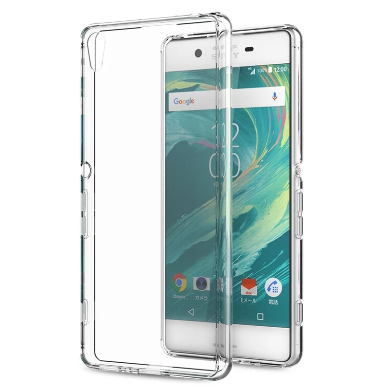 Чехол для смартфона Sony Xperia XA Xz1 C6 Xz1c Xa1plus XA2 Ultra L2 2016 прозрачный гелевый ТПУ