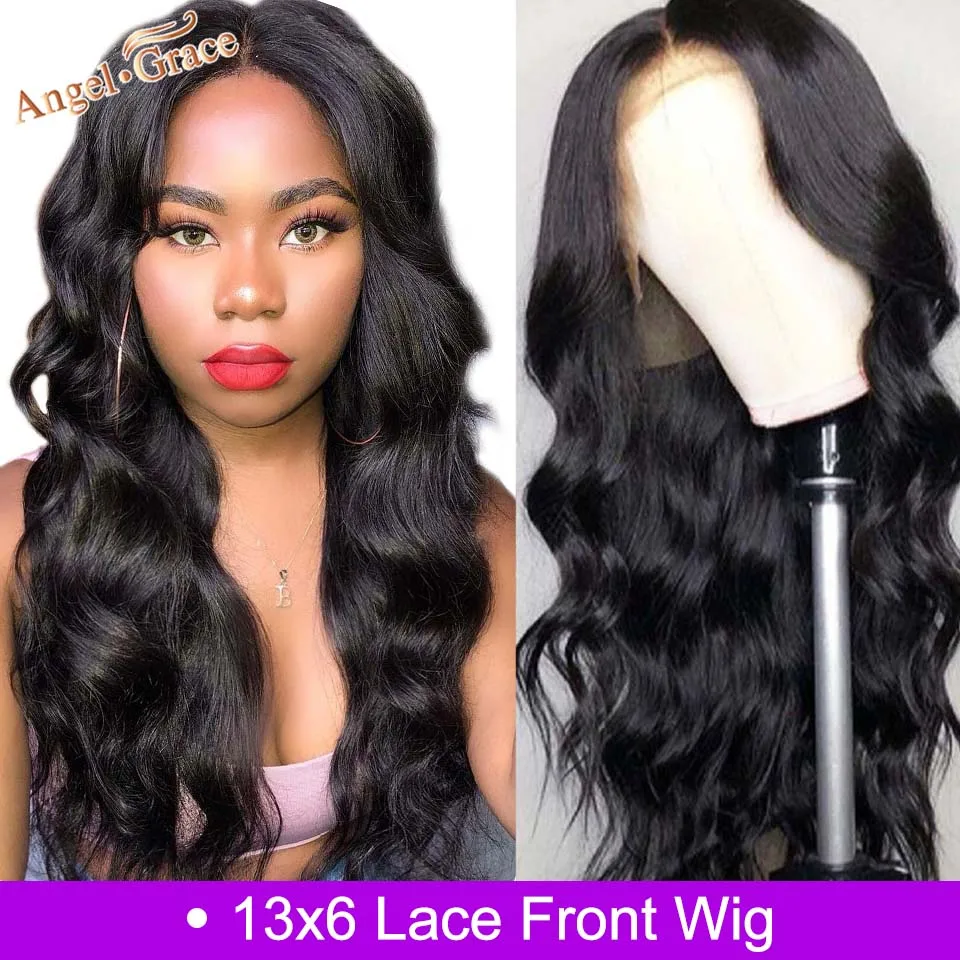 Angel Grace Hair Body Wave 13x6 Lace Front Human Hair Wigs For Women Pre Plucked Hairline With Baby Hair Brazilian Remy Hair
Angel Grace Hair Body Wave 13x6 Lace Front Human Hair Wigs For Women Pre Plucked Hairline With Baby Hair Brazilian Remy Hair