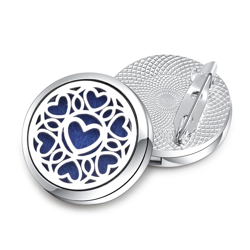 2019 Fashion Heart Stainless Steel Brooch Fine Pin Badge Aromatherapy Essential Oil Diffuser Perfume Lockets Accessories Jewelry
2019 Fashion Heart Stainless Steel Brooch Fine Pin Badge Aromatherapy Essential Oil Diffuser Perfume Lockets Accessories Jewelry