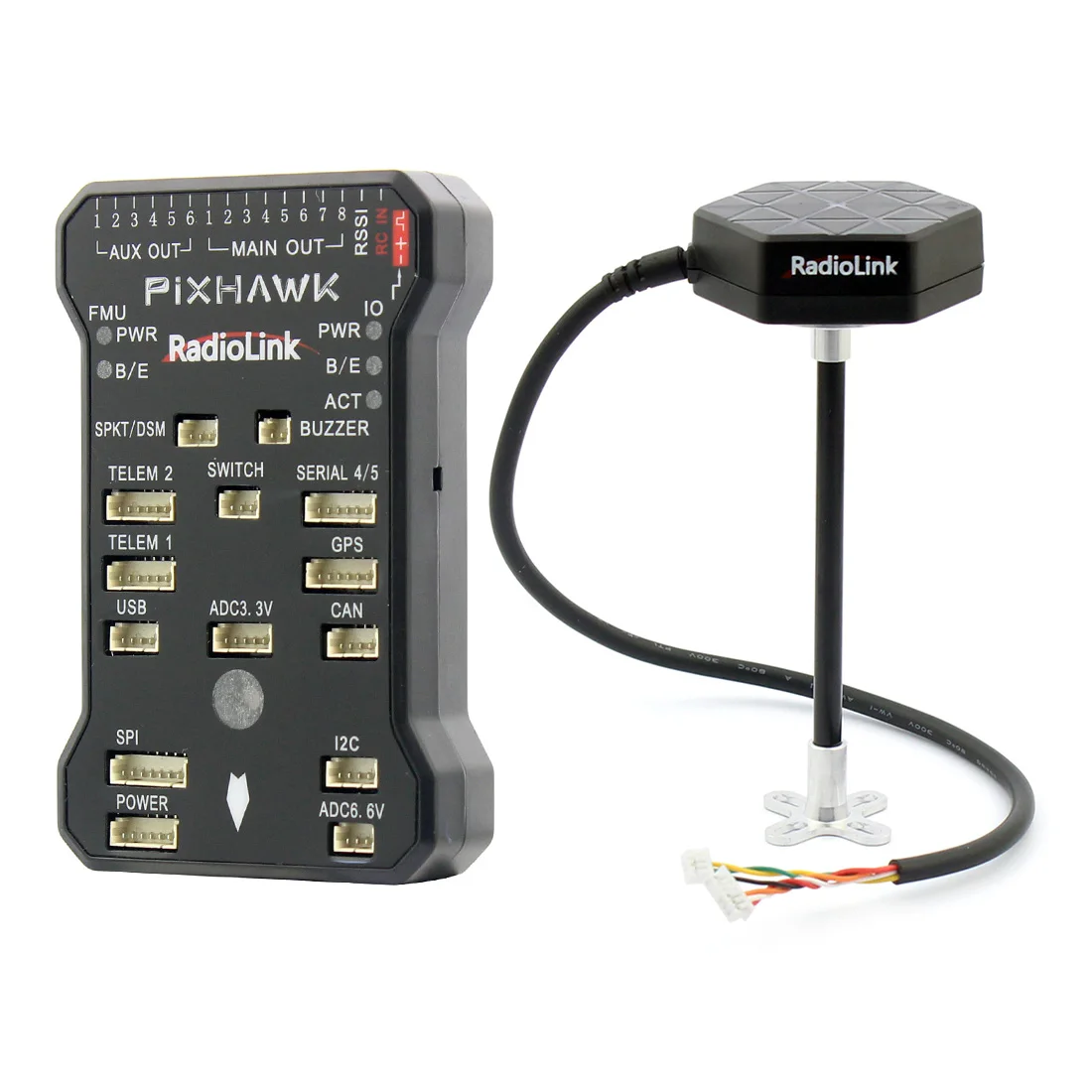 F17883 Radiolink PIX 32 бит Контроллер полета и M8N GPS комбо комплект для AT9/AT10 пульт дистанционного управления OSD DIY Радиоуправляемый Дрон Мультикоптер
F17883 Radiolink PIX 32 бит Контроллер полета и M8N GPS комбо комплект для AT9/AT10 пульт дистанционного управления OSD DIY Радиоуправляемый Дрон Мультикоптер