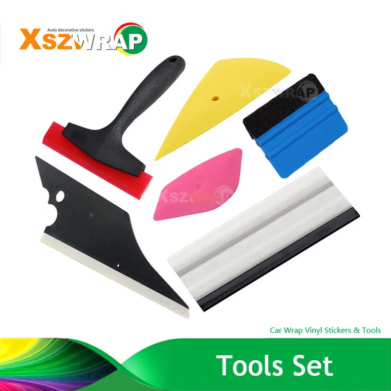 6pcs Vehicle Glass Protective Film Car Window Wrapping Tint Vinyl Installation Tools Card And Rubber Squeegee
6pcs Vehicle Glass Protective Film Car Window Wrapping Tint Vinyl Installation Tools Card And Rubber Squeegee
