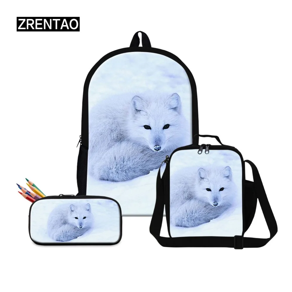 3D Fox Printing Child Canvas Backpack 3 Pcs/set Women School Backpacks Schoolbag For Teenagers Man Student Book Bag Boys Satchel
3D Fox Printing Child Canvas Backpack 3 Pcs/set Women School Backpacks Schoolbag For Teenagers Man Student Book Bag Boys Satchel